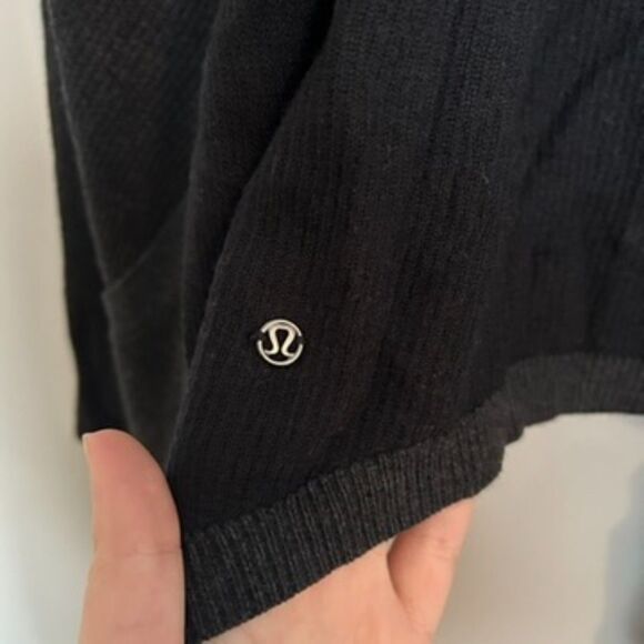 Lululemon Cashmere Blend Hooded Yogi Wrap Cardigan - Picture 7 of 10